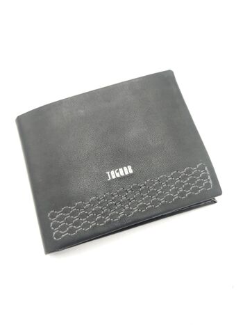 Coffret cadeau portefeuille en cuir + porte-clés en cuir, pour homme, marque Jaguar, art. A3056-35.062 3