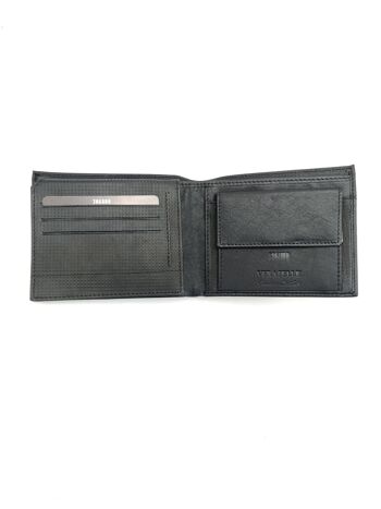 Coffret cadeau portefeuille en cuir + porte-clés en cuir, pour homme, marque Jaguar, art. D3056-35.062 5