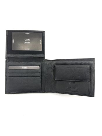 Coffret cadeau portefeuille en cuir + porte-clés en cuir, pour homme, marque Jaguar, art. D3056-35.062 6
