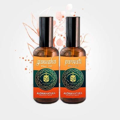 Ganesha & Parvati Dúo Elixir Oil - Ayurveda - Piel seca