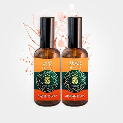Sati & Shiva Dúo Elixir Oil - Ayurveda - Piel grasa