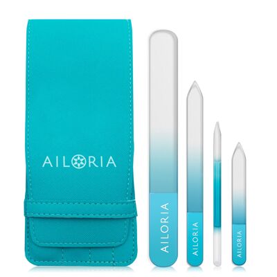 CONTOUR glass nail file set - caribbean