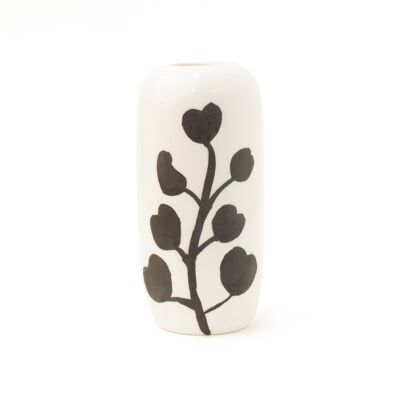 SMALL WHITE CERAMIC VASE HF