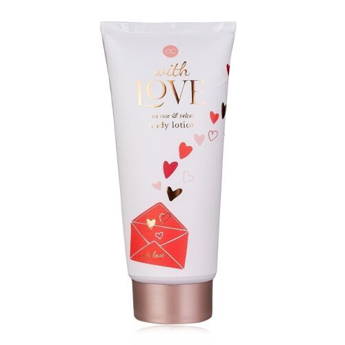Bodylotion WITH LOVE in Tube, 200ml, Duft: Tea Ros