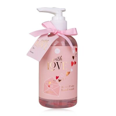 Hand soap WITH LOVE in pump dispenser, 250ml, fragrance: T