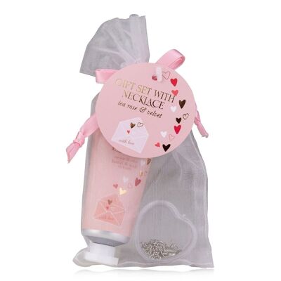 Set de regalo CON AMOR en bolsa de organza, incluye 25ml