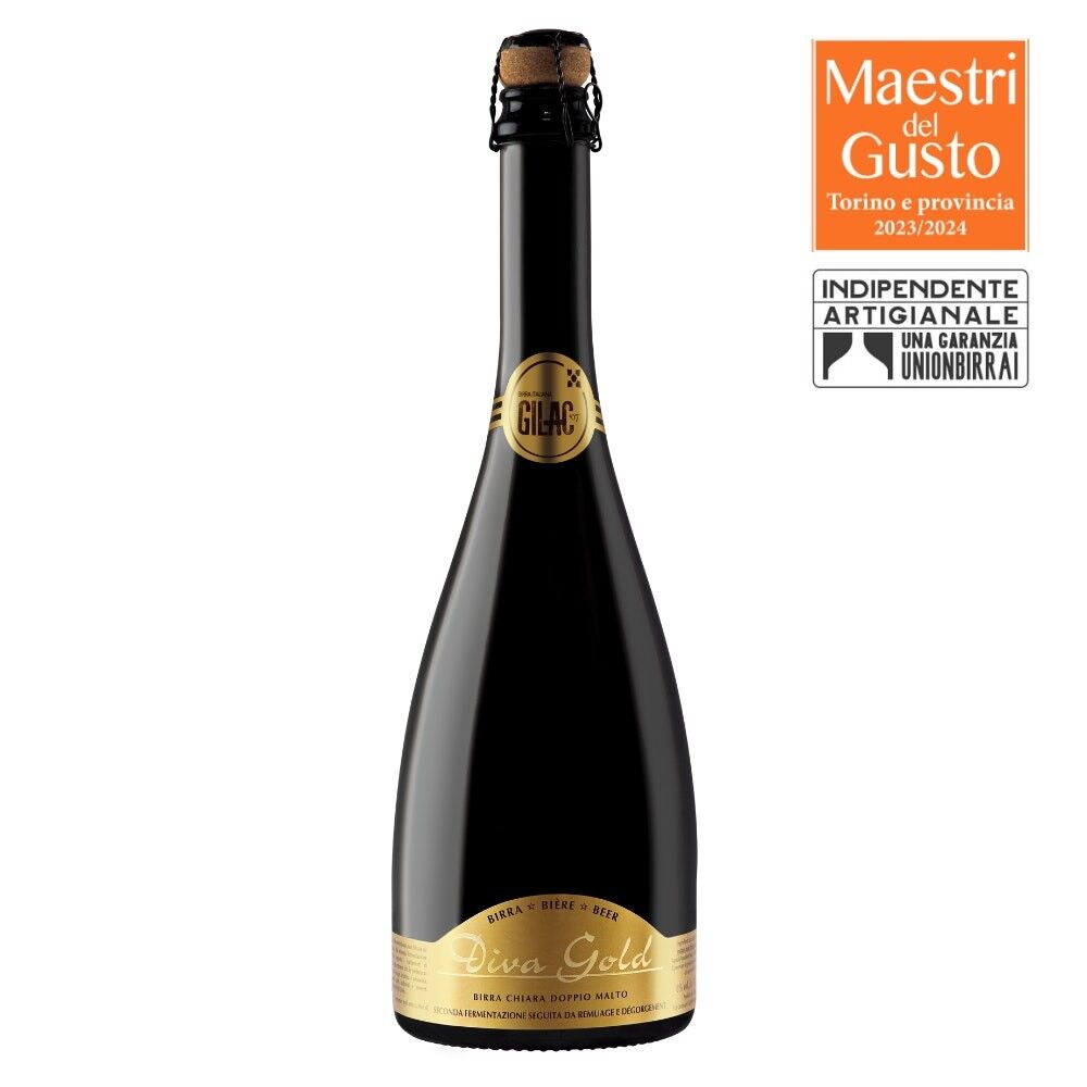 Light Craft Beer 75 cl Diva Gold - Specialty Beer - Box 6 Beers