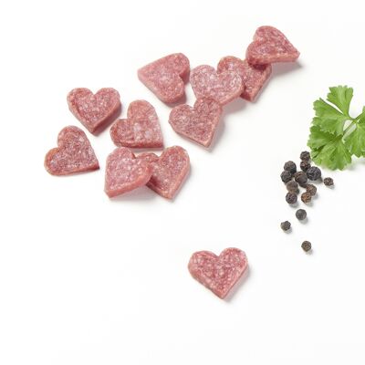 Mini corazones de salami 50g