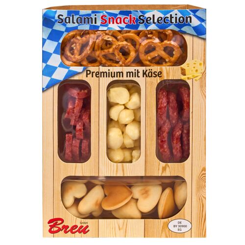 Salami Snack Selection Premium mit Käse 80g