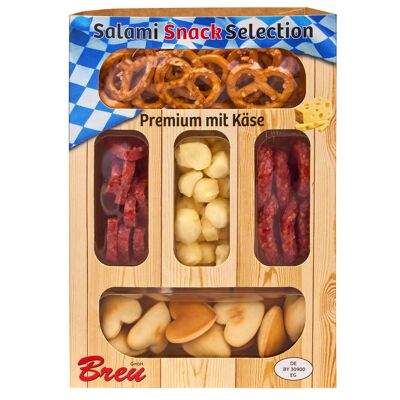 Salami Snack Selección Premium con queso 80g