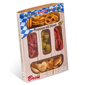 Salami Snack Selection Premium avec Olive 87g 2