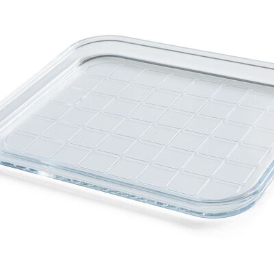 Borosilicate tempered glass baking plate