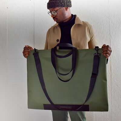 Goodstart Jones XL Tote Bag Shopper  | 50 X 65 cm |  OLIVE GREEN