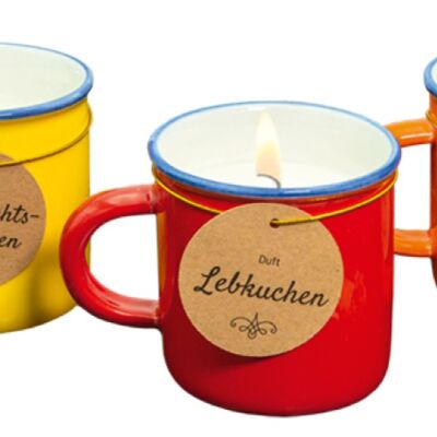 Lot de 3 bougies parfumées