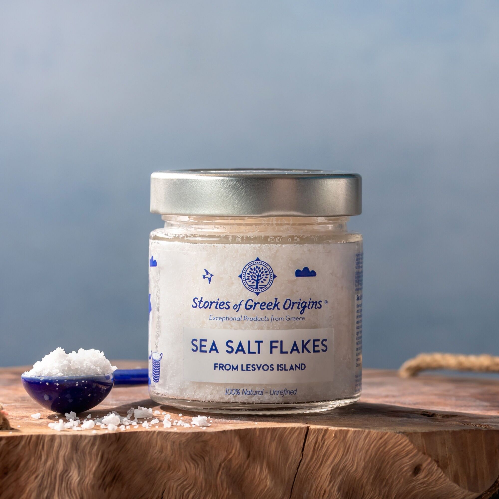 Stories of Greek Origins Sea Salt from Lesvos Island 220g