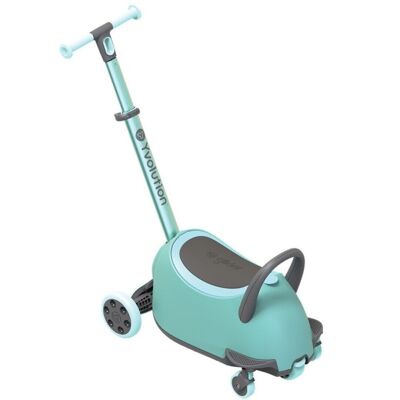 YGLIDER LUNA RIDE-ON AND SCOOTER 4 IN 1 GREEN YVOLUTION