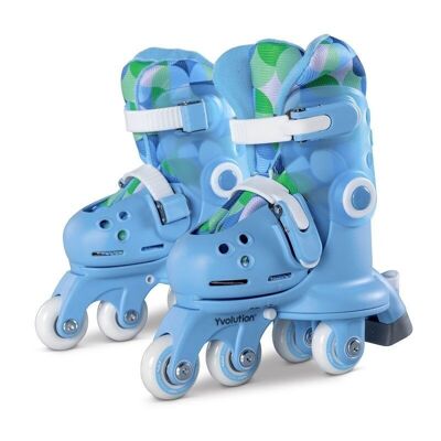 PATTINI EVOLUZIONALI TWISTA BLU T.24-28 YVOLUTION