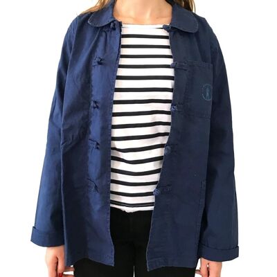 Veste esprit docker Bleu de Chine