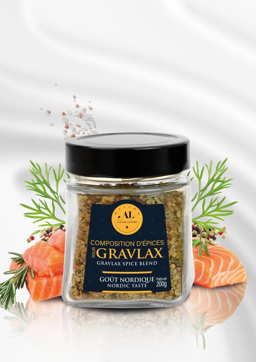 Composition d'épices pour Gravlax Nordique 200g