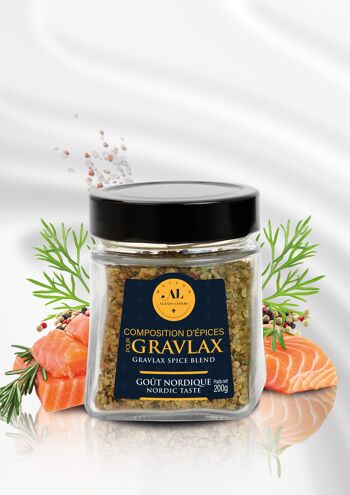 Composition d'épices pour Gravlax Nordique 200g