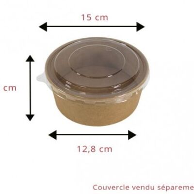 Salad bowl 750ml kraft