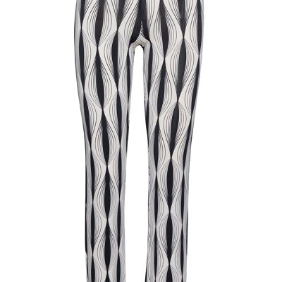 Black and White Stretch Pants