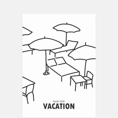 Postkarte vacation
