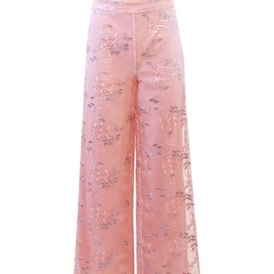 Pantalones flores ecosostenibles