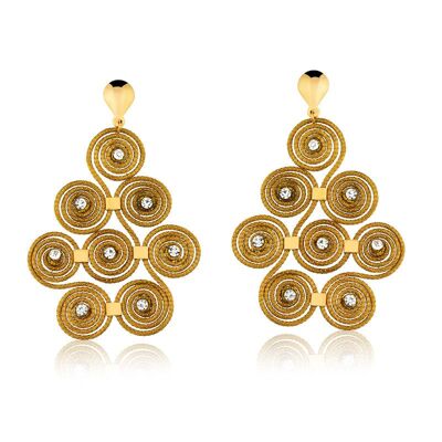 Opera Bio earrings in Golden Grass
