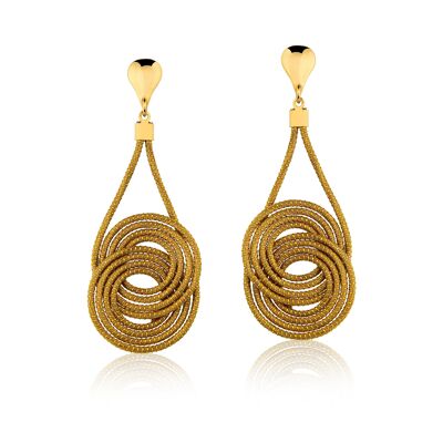 Earrings Sabine Bio made of Golden Grass