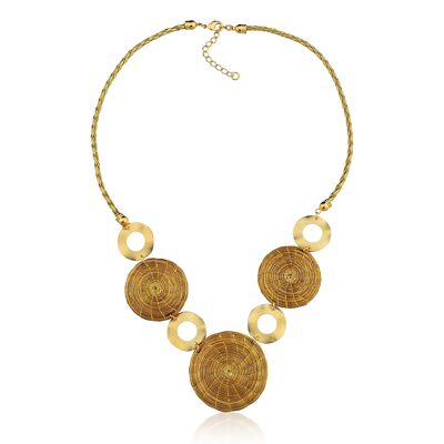 Necklace Angela Bio in Golden Grass