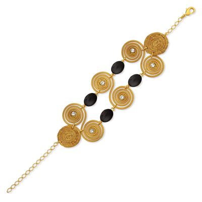 Pulsera Hanna Bio en Golden Grass - Onix