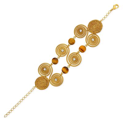 Pulsera Hanna Bio de Golden Grass - ojos de tigre