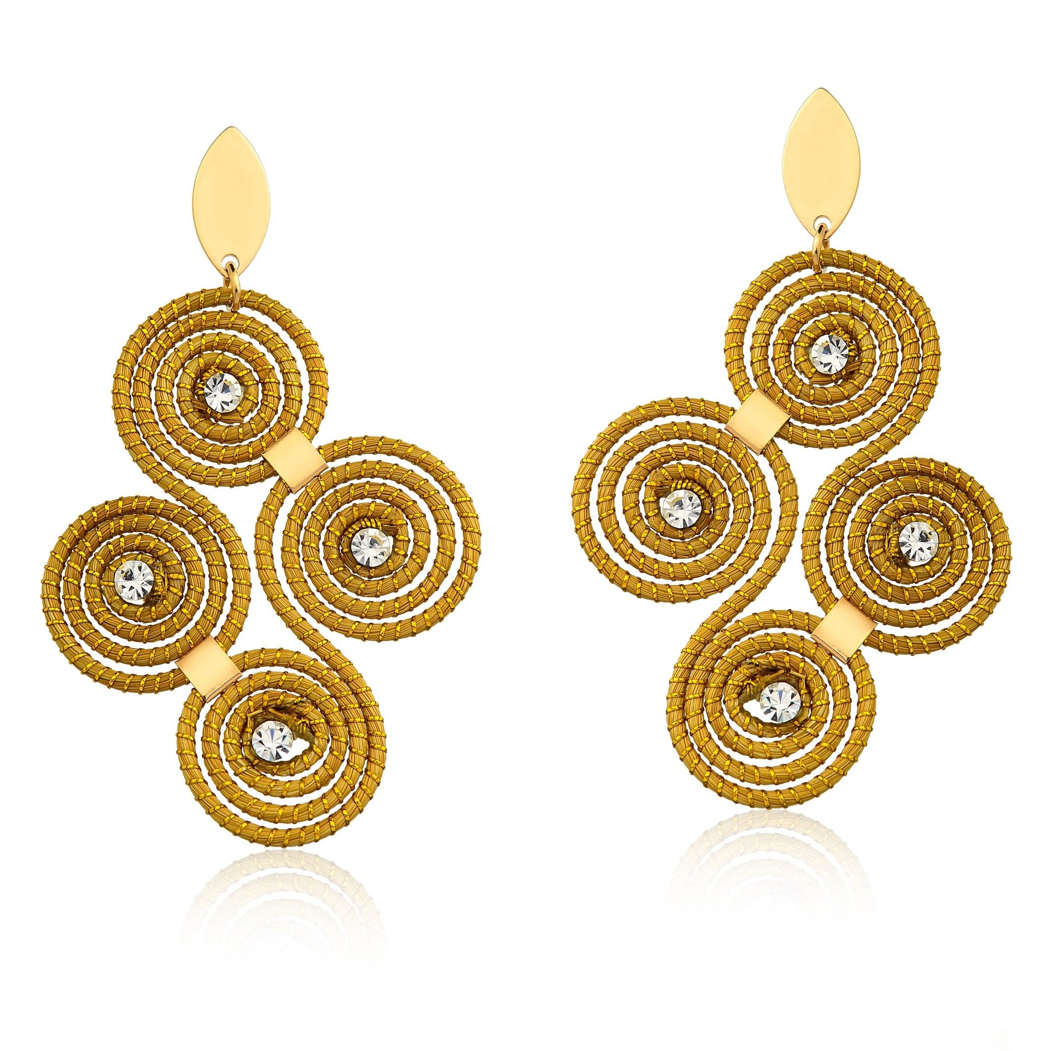 Orecchini Agnes Bio in Golden Grass