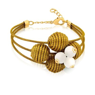 Bracciale Sophie Bio in Golden Grass - Giada Bianca