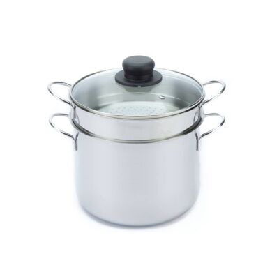 Steel couscous pot