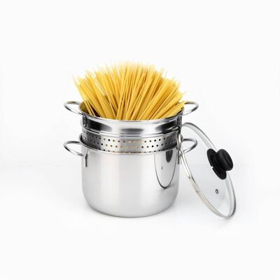 Pentola spaghettiera con coperchio - POTTY