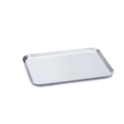 Rectangular steel tray