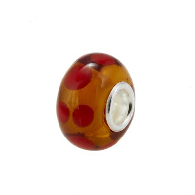 Murano Glas Charm, 925 Sterling Silber Les Charms Paris 11-56