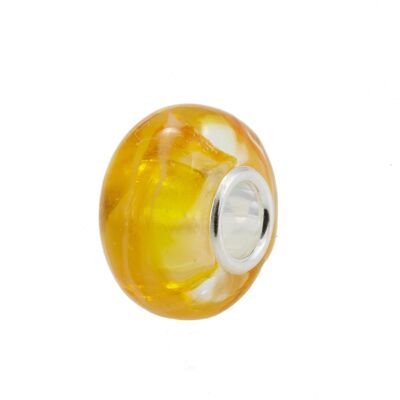 Murano Glas Charm, 925 Sterling Silber Les Charms Paris 11-76