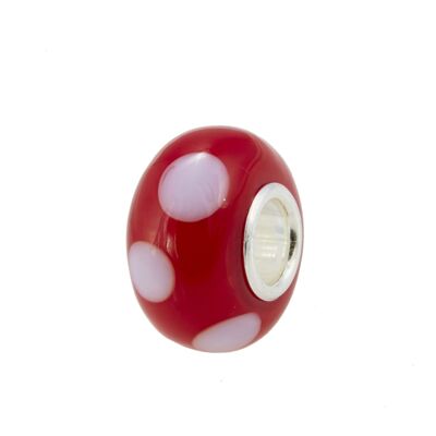 Murano Glass Charm, 925 Sterling Silver Les Charms Paris 11-95