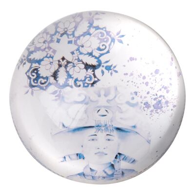 PAPERWEIGHT GM TALE BLUE