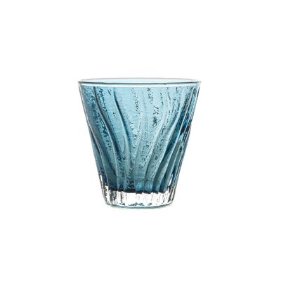WATER GLASS 'ROCK' NIGHT BLUE
