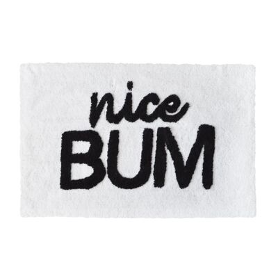 Nice Bum Slogan Bath Mat