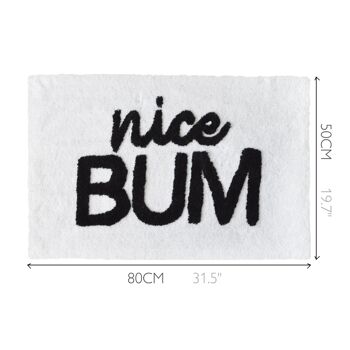 Tapis de bain Nice Bum Slogan 5