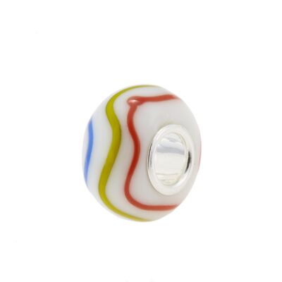 Murano Glass Charm, 925 Sterling Silver Les Charms Paris 145