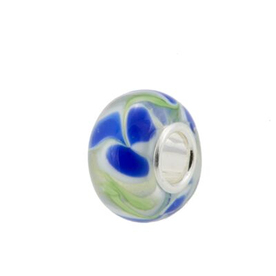 Murano Glass Charm, 925 Sterling Silver Les Charms Paris 100