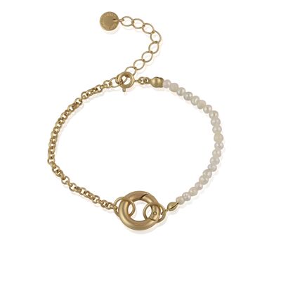 BRACCIALE TAMARA PERLE E CATENA 2542