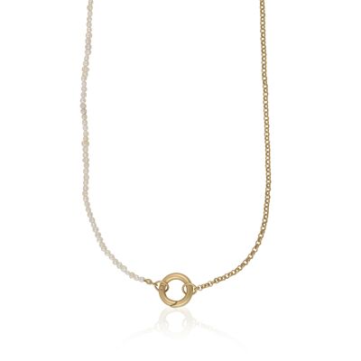 TAMARA PEARL AND CHAIN NECKALCE 2541