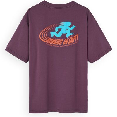 Camiseta Running burdeos